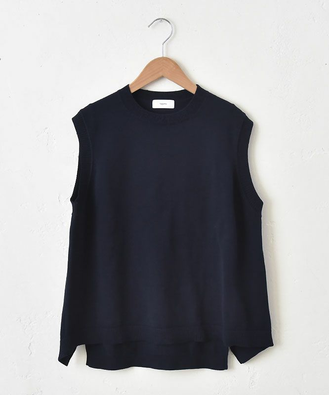 hagumu｜やわらかコットンベスト [[ha-BE-27]][C]