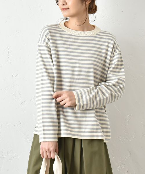 hagumu｜しましま＆みずたまプルオーバー [[ha-PO-44]][C]