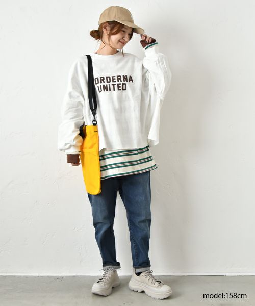 IN THE MARKET｜ボーダーTee [[C-2372]][C]