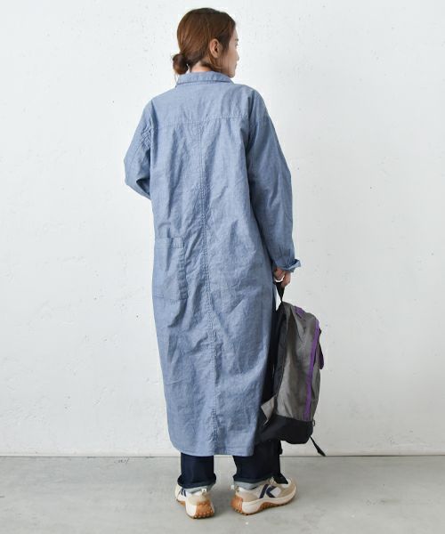 her.｜クラシック ダンガリーワンピース [[F-1274]][C]
