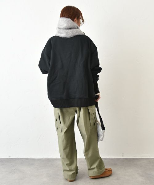 Our.｜Vネックスウェットカーティガン [[131304H]][C]