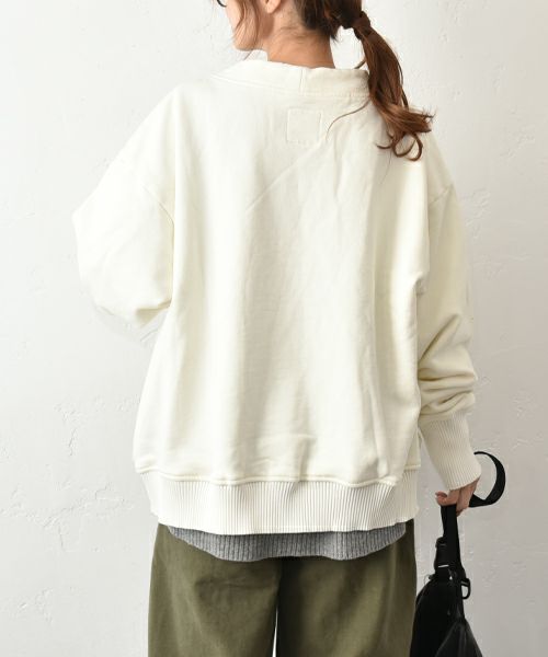 Our.｜Vネックスウェットカーティガン [[131304H]][C]
