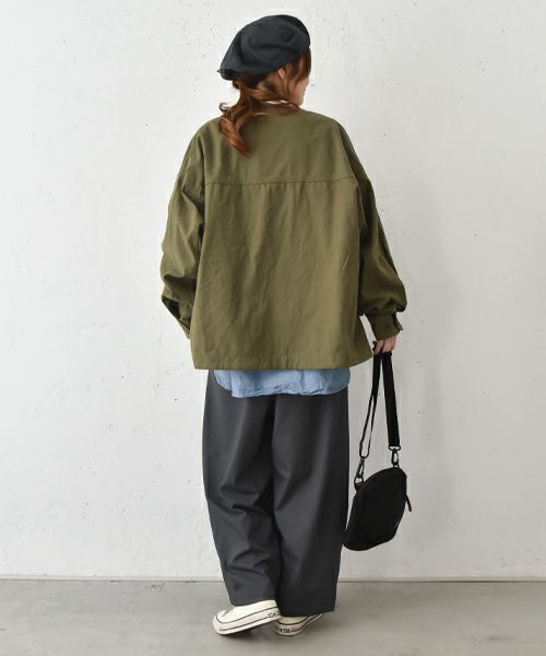 RNA｜ノーカラーミリタリージャケット [[J2138]][C]