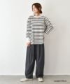 her.｜7分袖刺繍カットソー [[CE3CT230701B]][C]