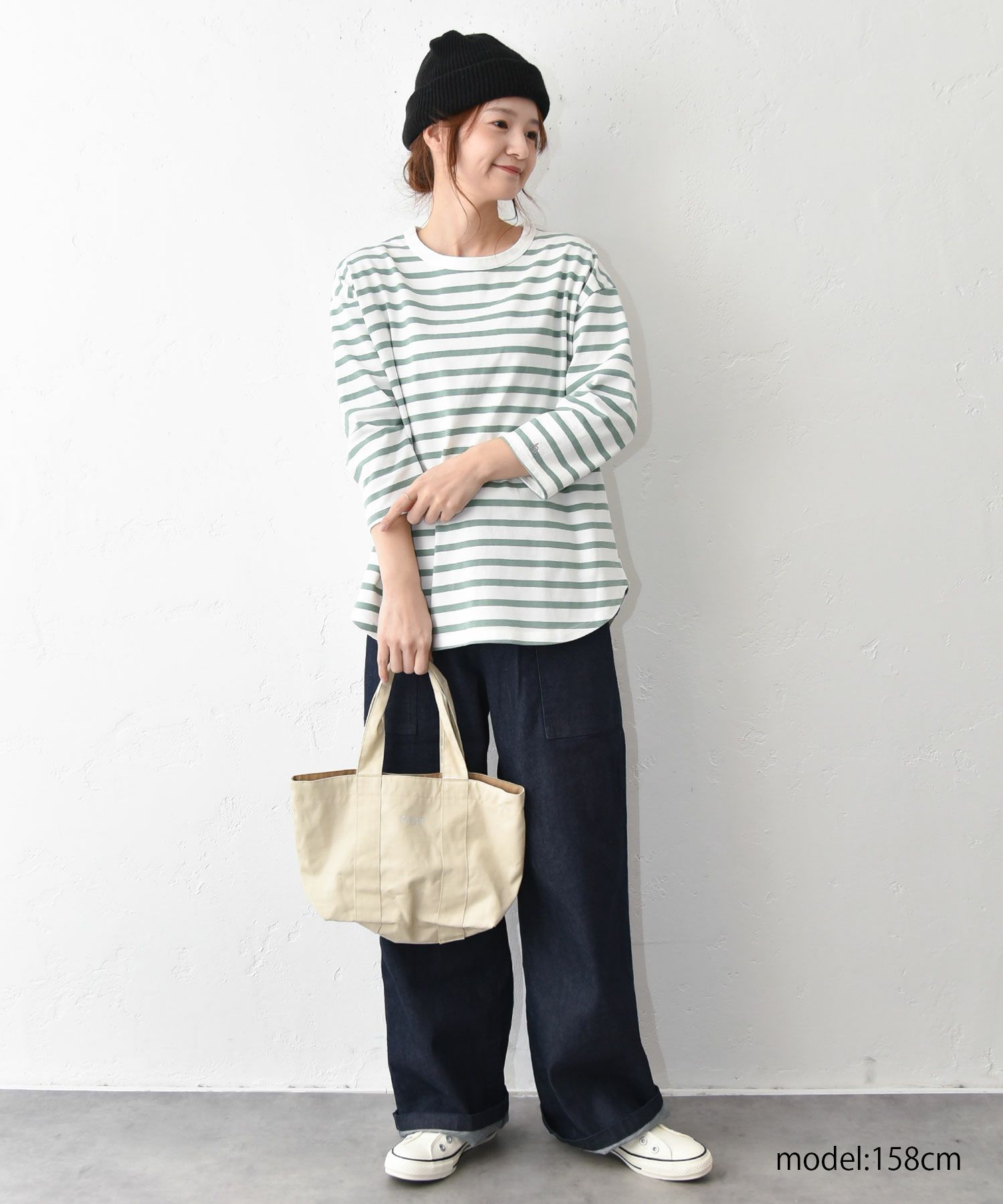 her.｜7分袖刺繍カットソー [[CE3CT230701B]][C]