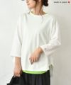 her.｜7分袖刺繍カットソー [[CE3CT230701B]][C]