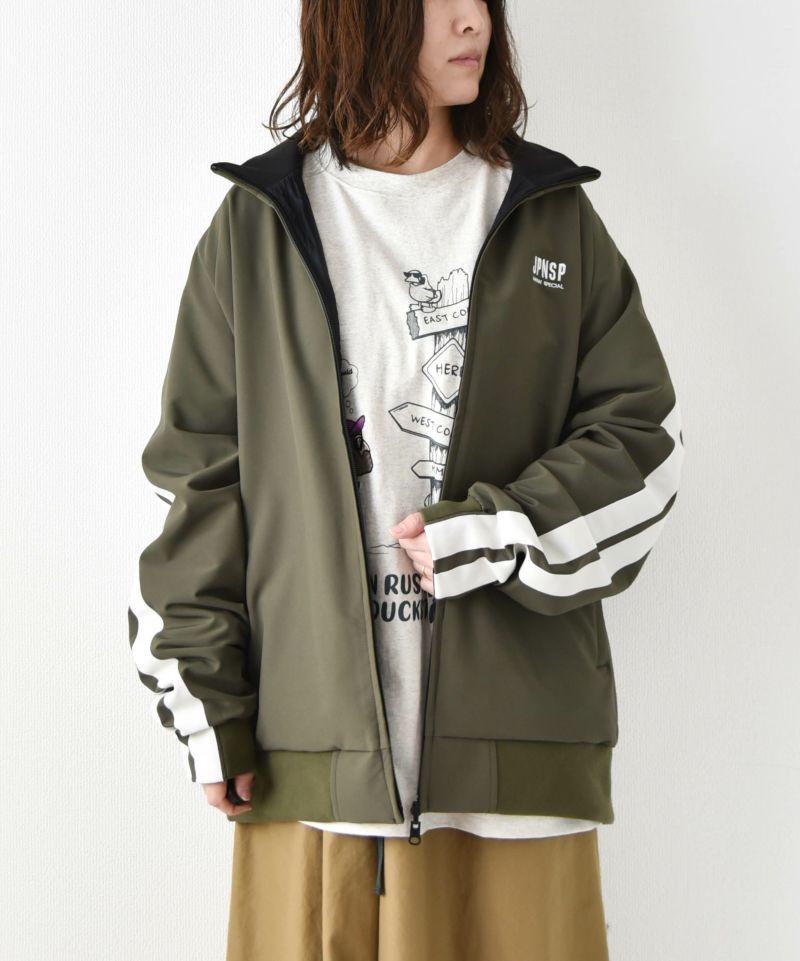 TAION｜NON DOWN-REVERSIBLE JERSEY-JACKET [[TAION-NDJK13JS-JX]][D]