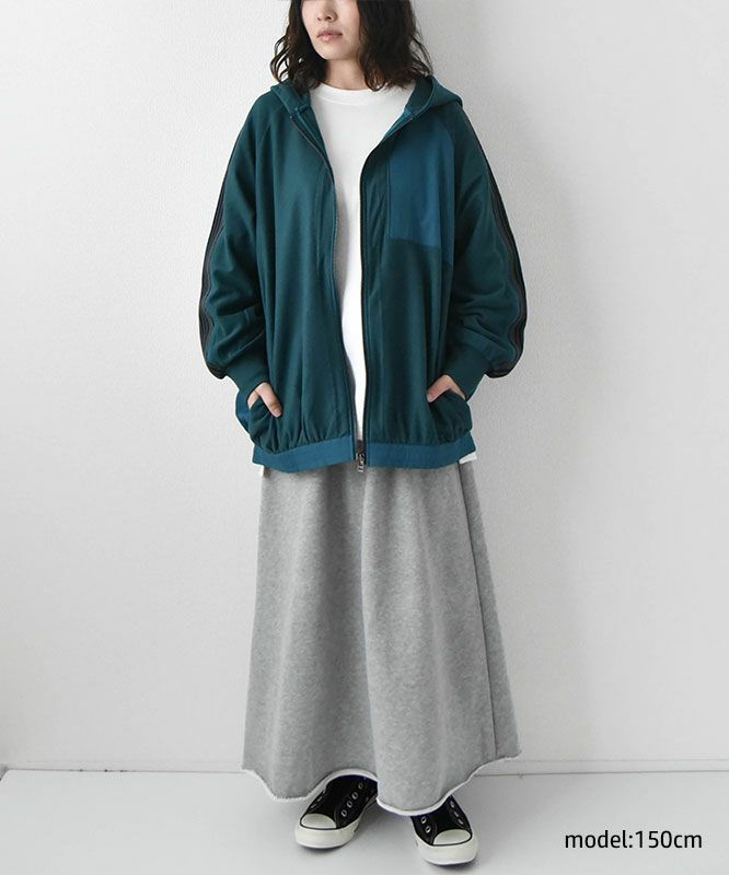 day standard｜トラックジャケットリメイクフードパーカー [[k44053--28]][D]