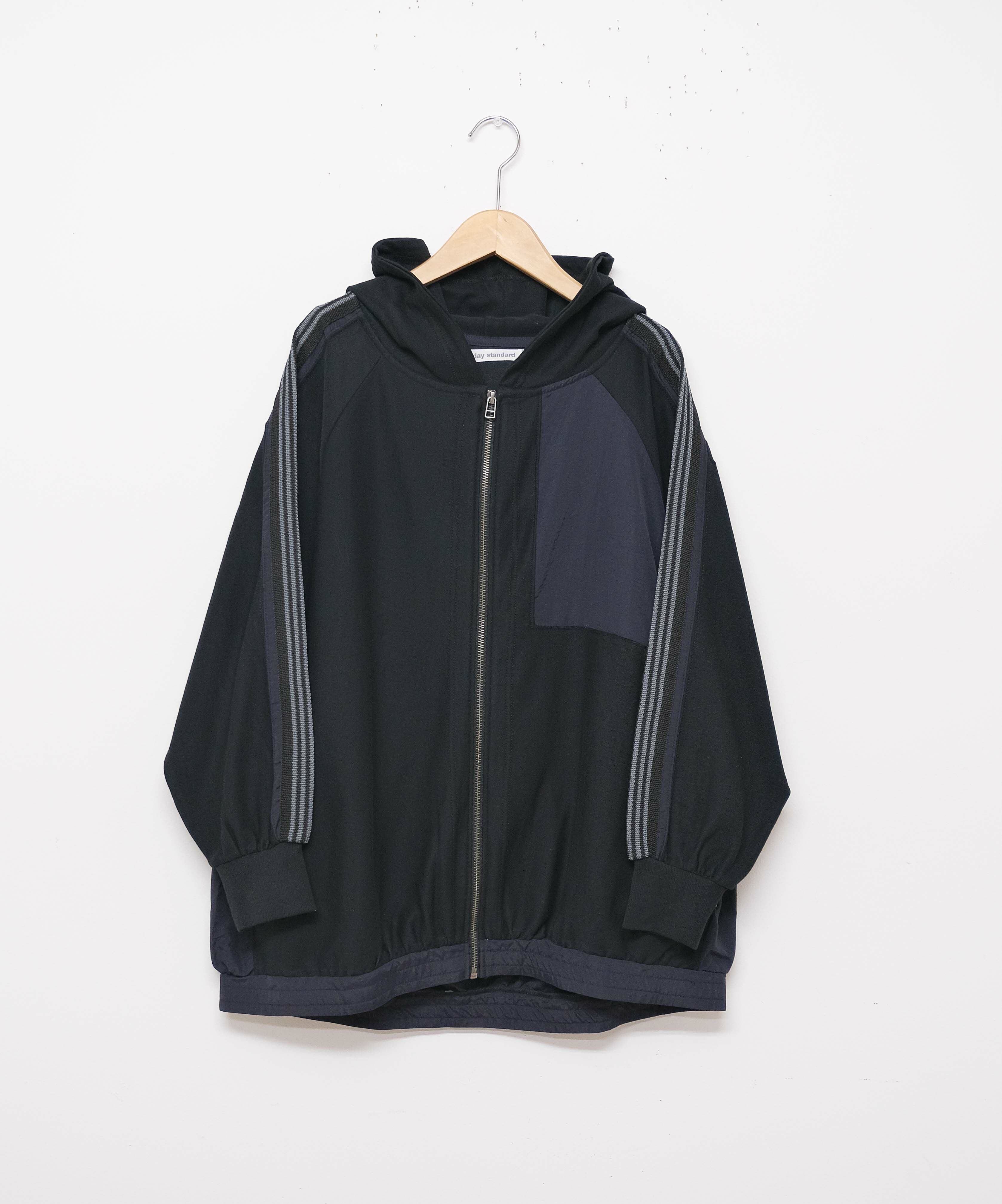 day standard｜トラックジャケットリメイクフードパーカー [[k44053--28]][D]