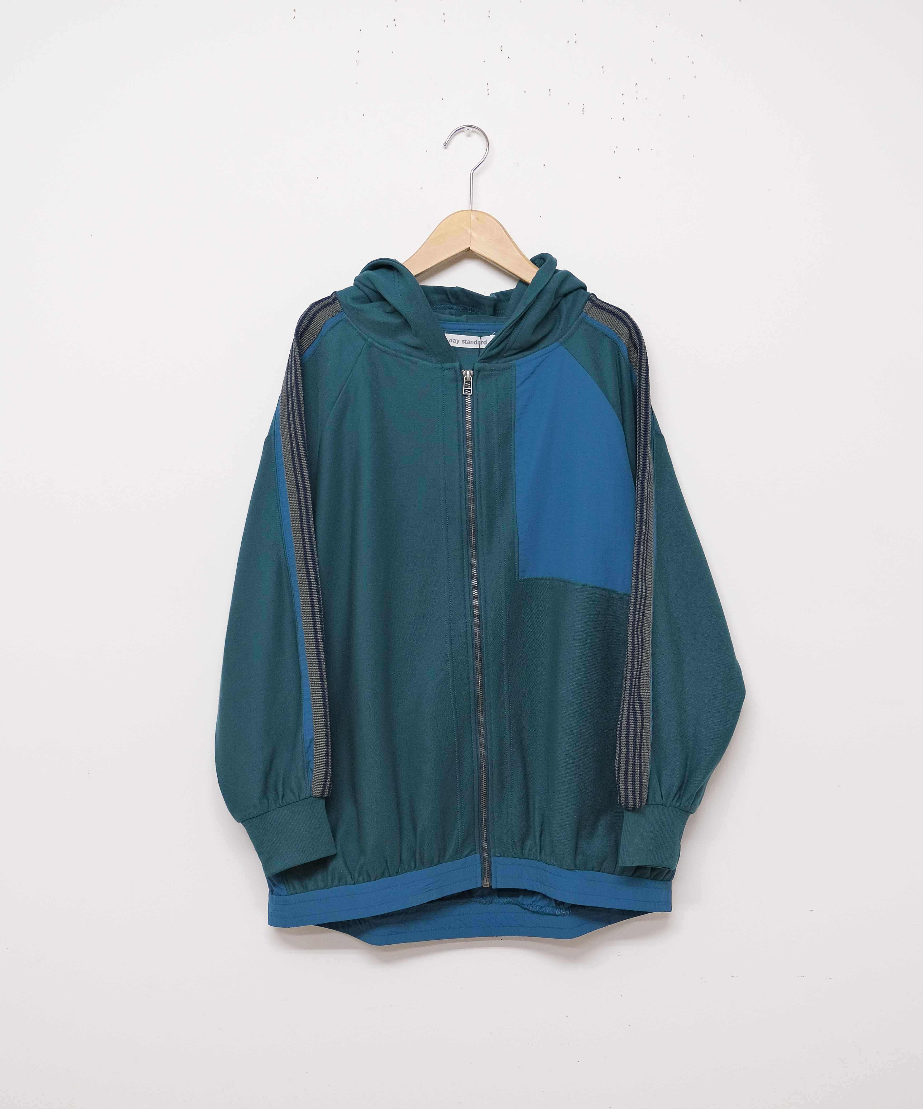 day standard｜トラックジャケットリメイクフードパーカー [[k44053--28]][D]