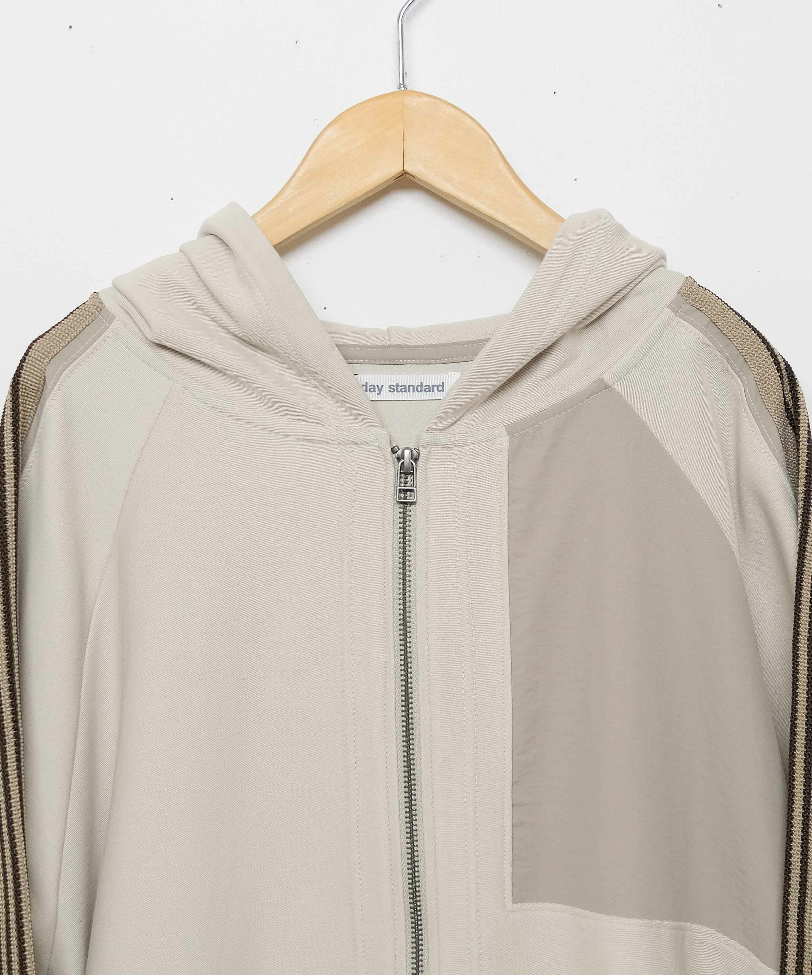 day standard｜トラックジャケットリメイクフードパーカー [[k44053--28]][D]