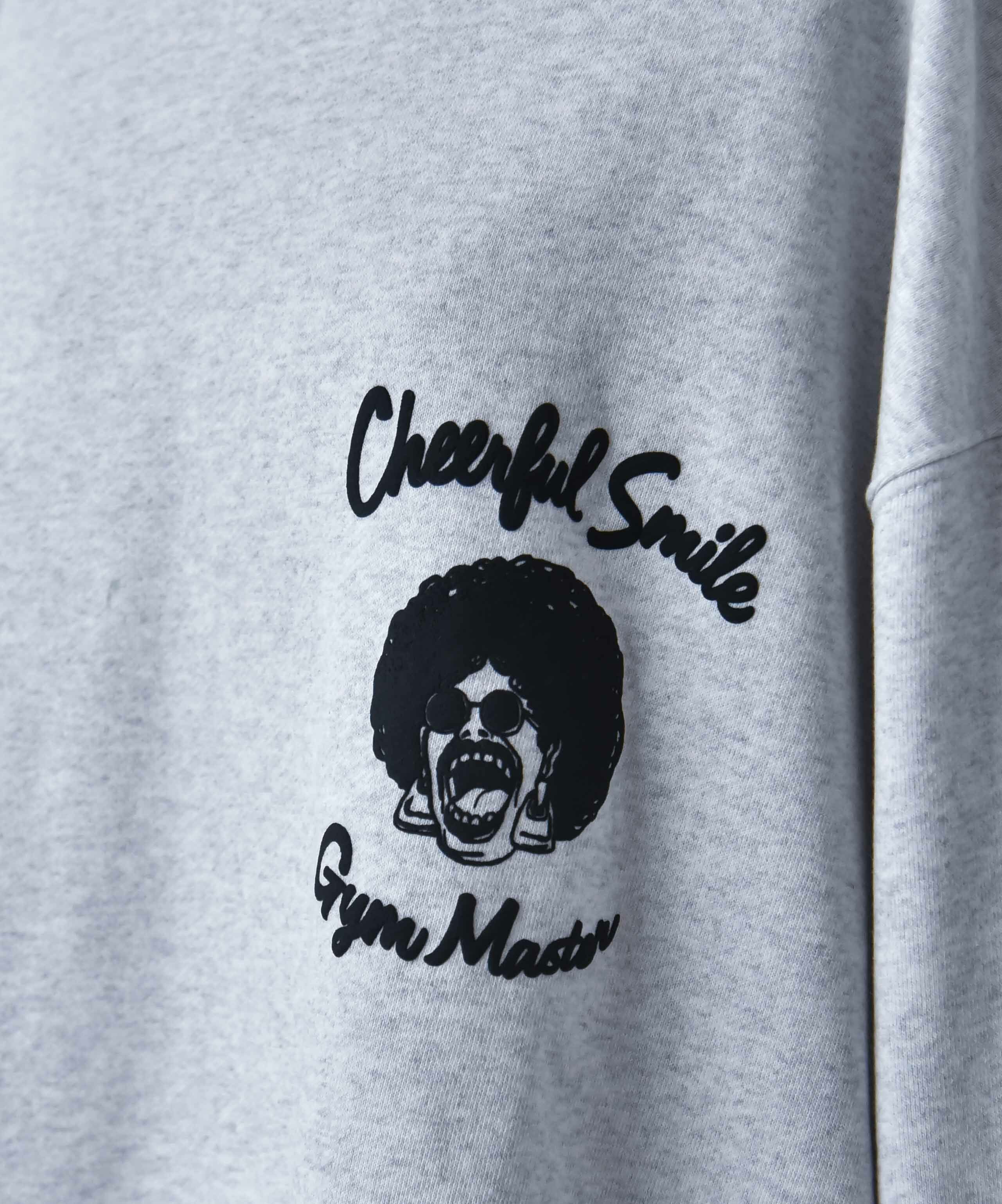 ジムマスター｜10.3oz Cheerful Smile スウェットビッグTee [[G421704-25]][D]