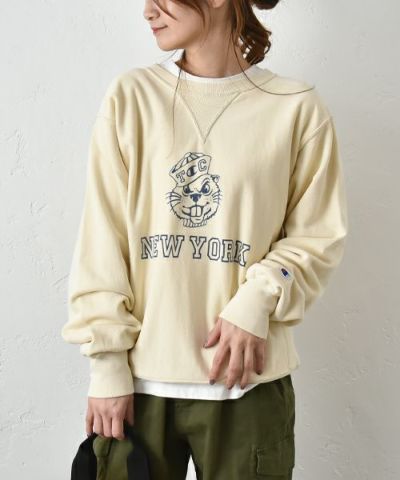 COACH スカルデザイン グレー スウェット M CPCM tシャツ 落書き刺繍カレッジロゴスウェット レディース