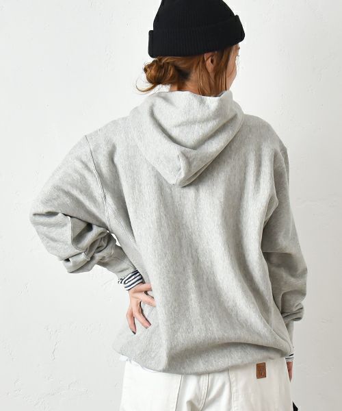 Champion｜リバースウエーブ フードスウェット [[C3-B103]][C]