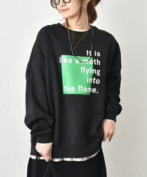 Like a moth.｜ロゴスウェット [[351003]][C]