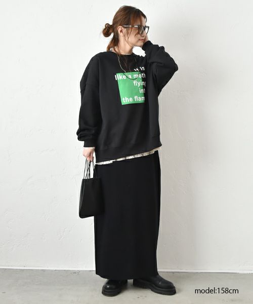 Like a moth.｜ロゴスウェット [[351003]][C]