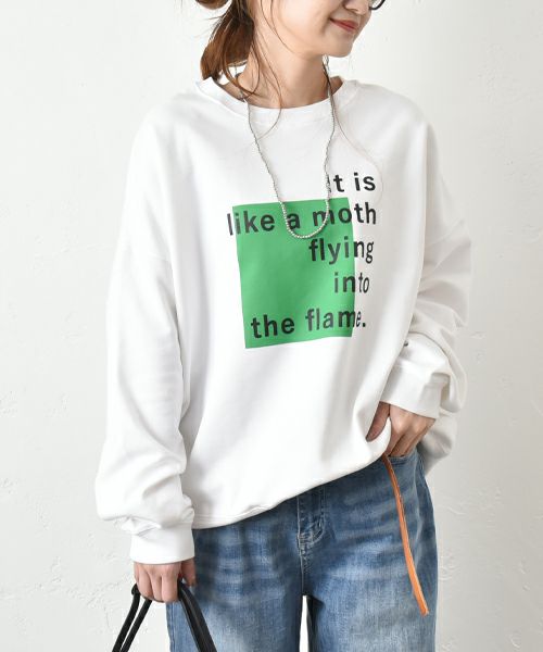 Like a moth.｜ロゴスウェット [[351003]][C]