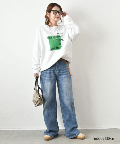 Like a moth.｜ロゴスウェット [[351003]][C]
