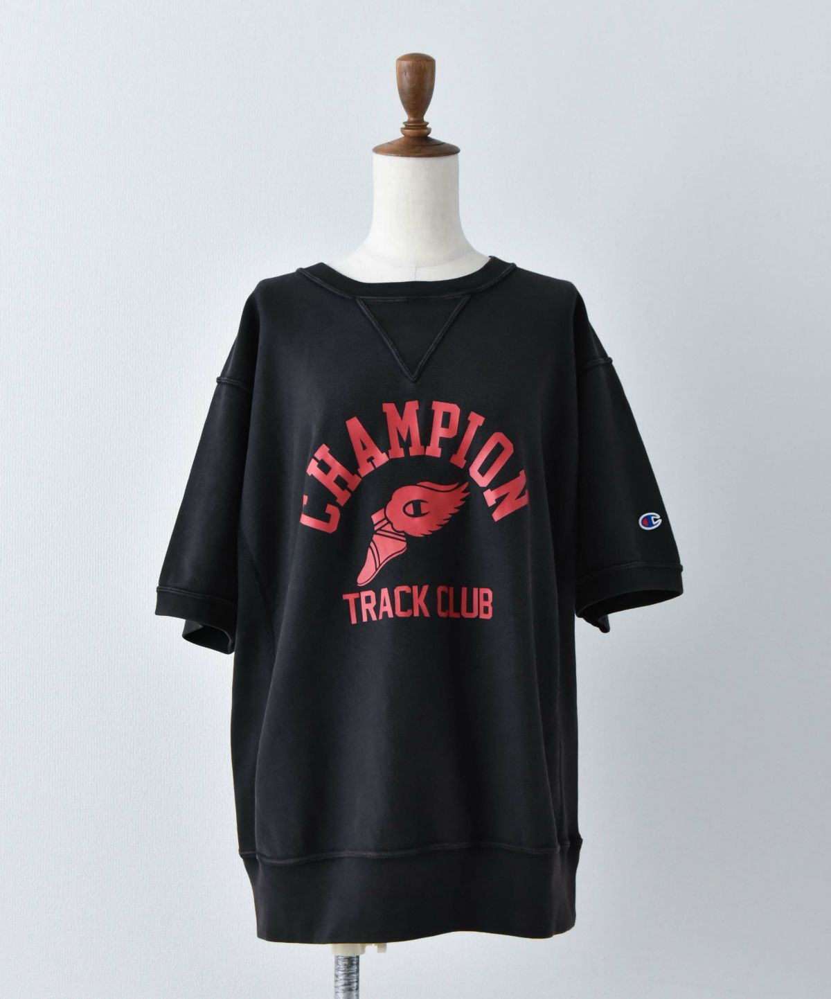 Champion｜リバースウィーブ ショートスリーブスウェットシャツ [[C3-B014]][D]