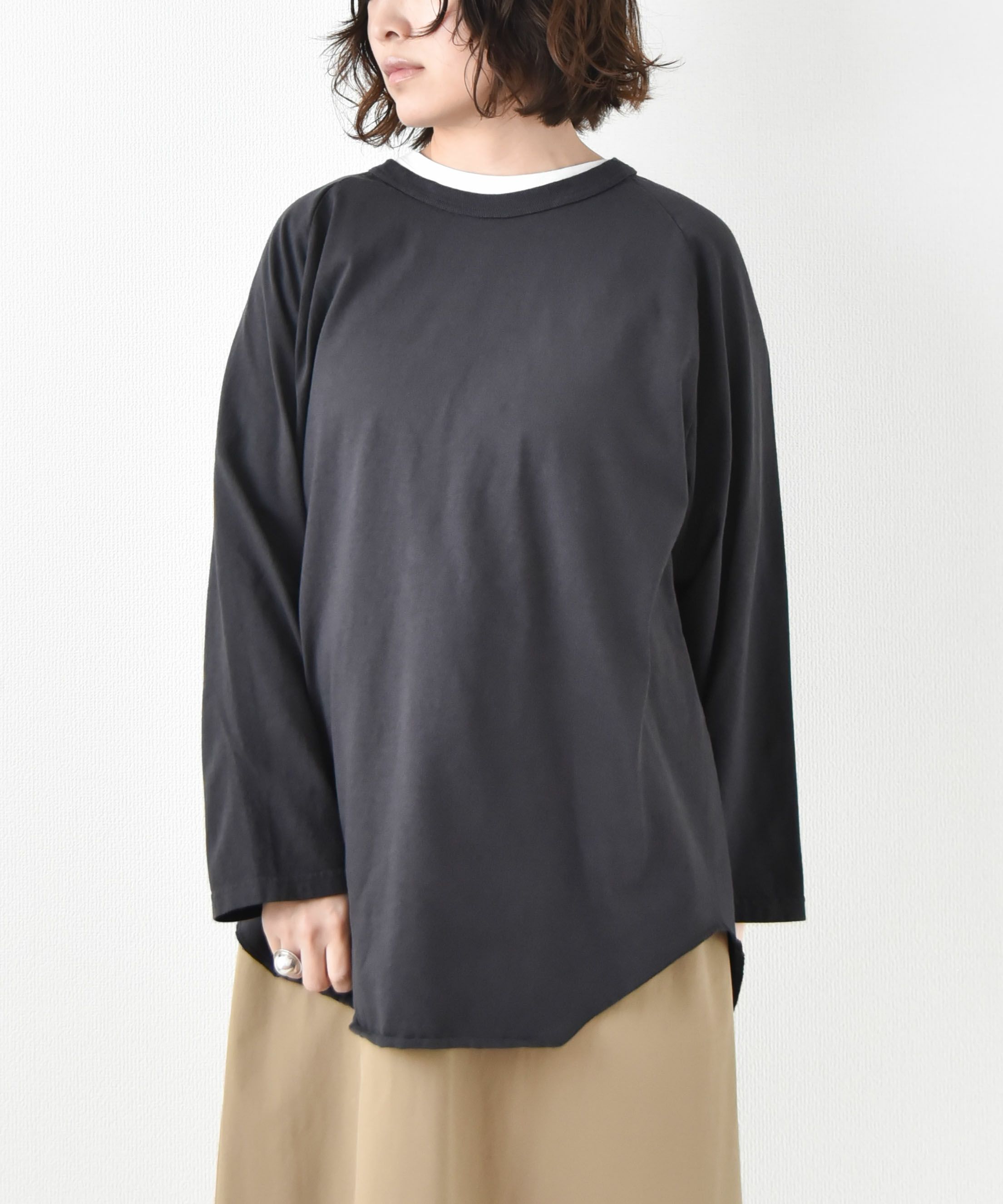 WALLA WALLA SPORT｜7分丈ベースボールTEE [[3/4 BASEBALL TEE SOLID-25SS]][D]
