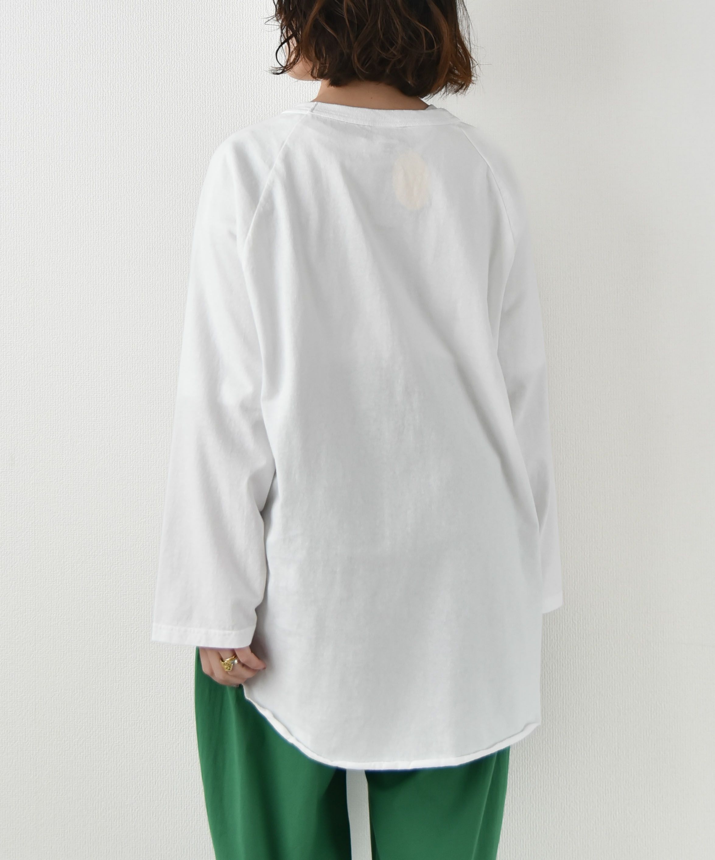 WALLA WALLA SPORT｜7分丈ベースボールTEE [[3/4 BASEBALL TEE SOLID-25SS]][D]