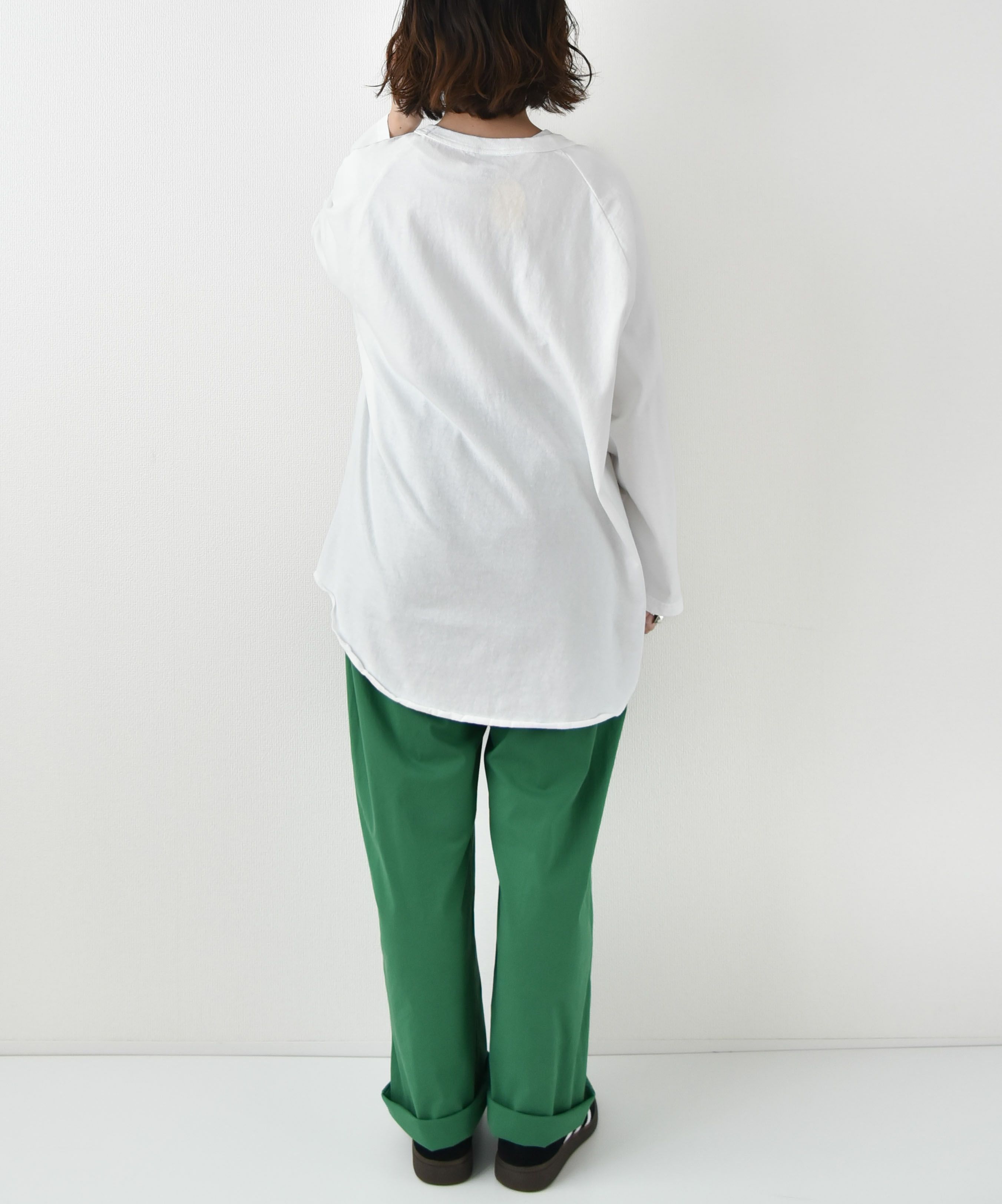 WALLA WALLA SPORT｜7分丈ベースボールTEE [[3/4 BASEBALL TEE SOLID-25SS]][D]