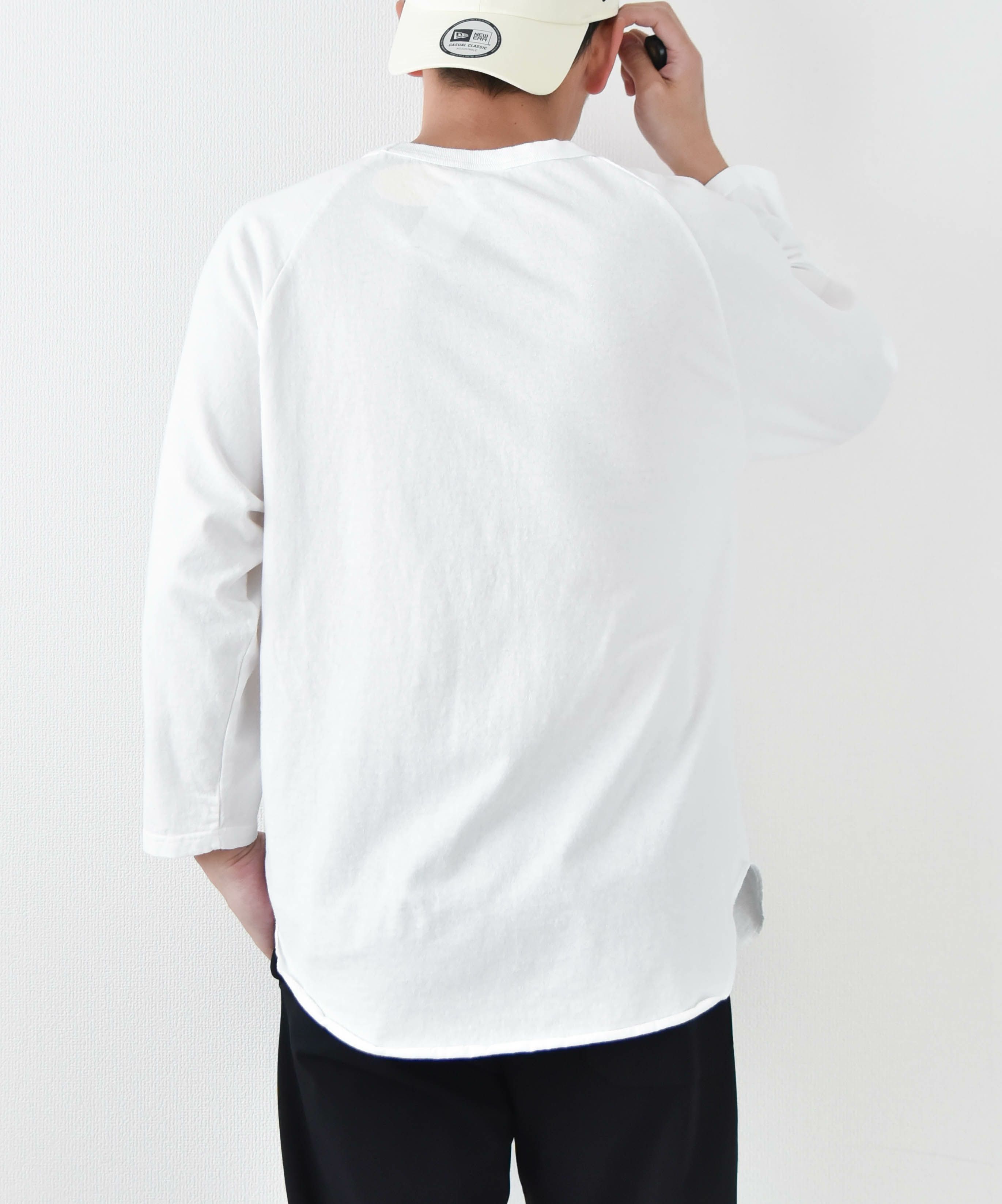 WALLA WALLA SPORT｜7分丈ベースボールTEE [[3/4 BASEBALL TEE SOLID-25SS]][D]