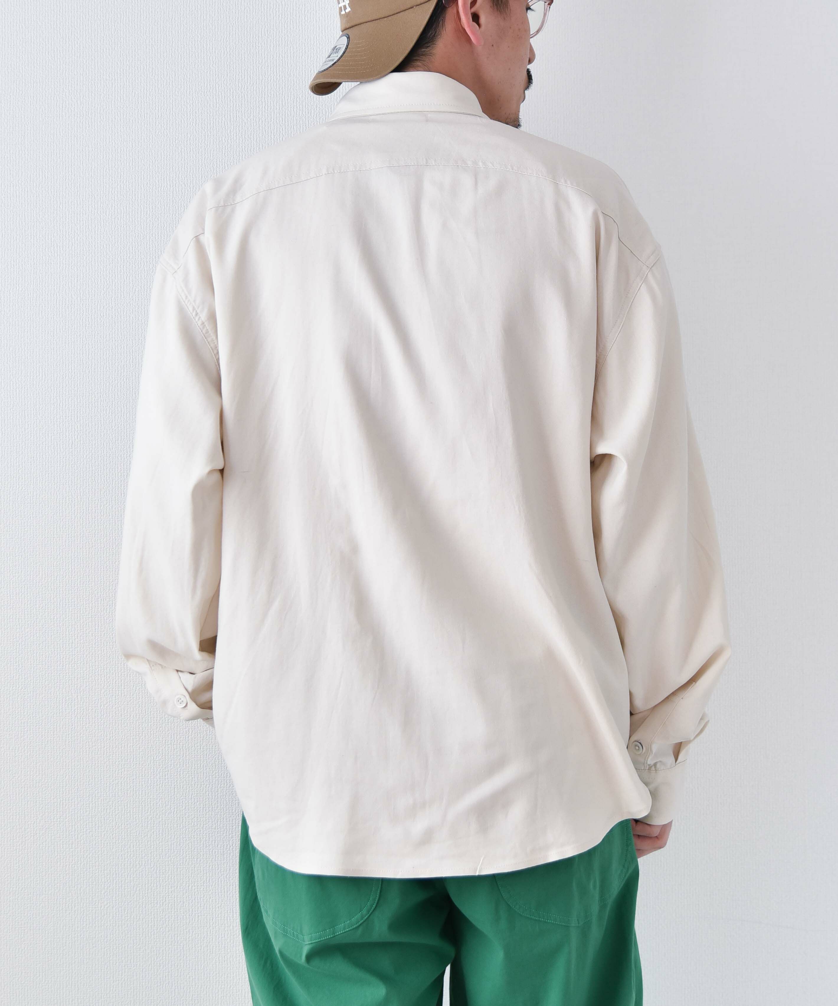 day standard｜麻レーヨン　長袖シャツ [[241911]][D]