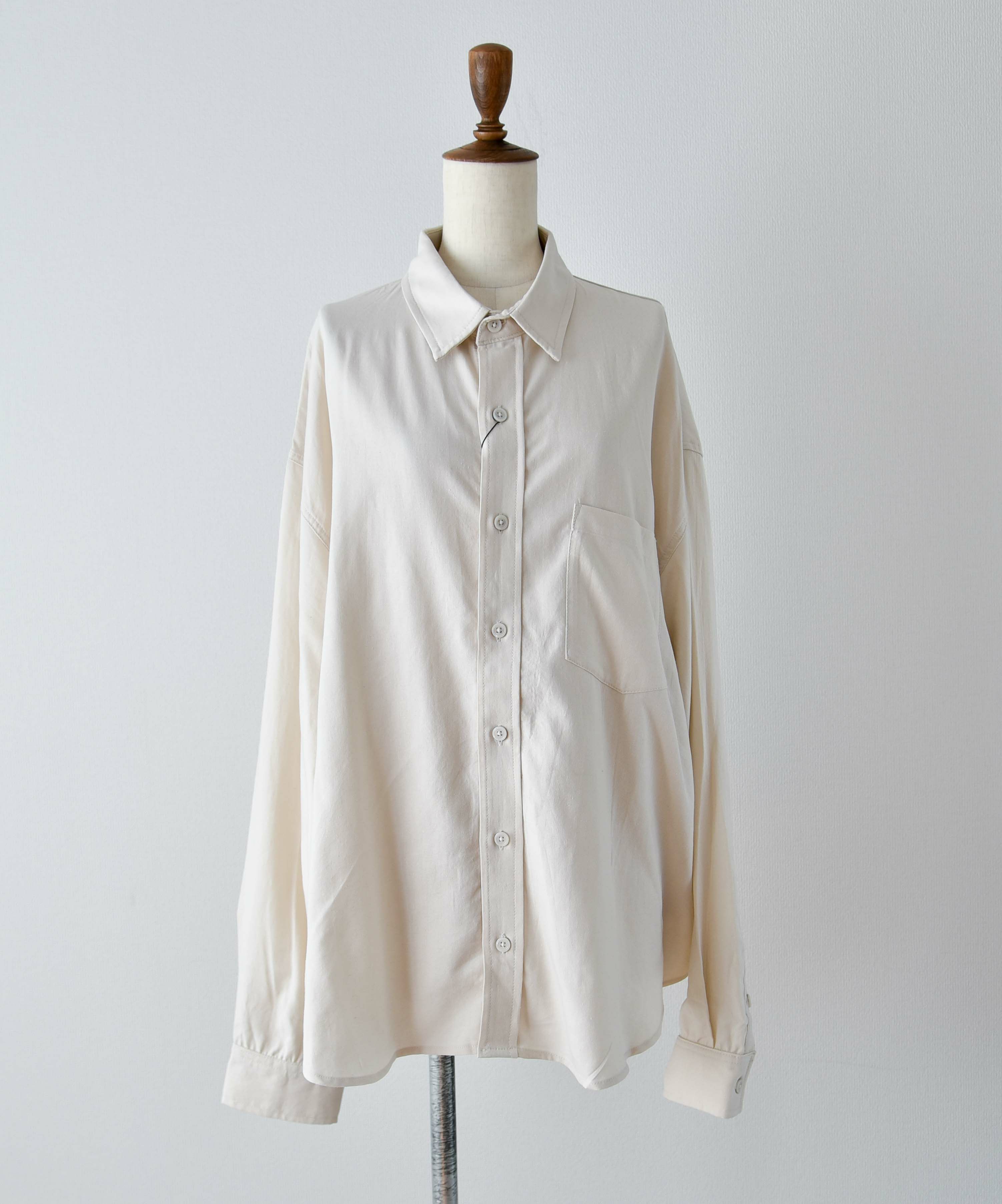 day standard｜麻レーヨン　長袖シャツ [[241911]][D]