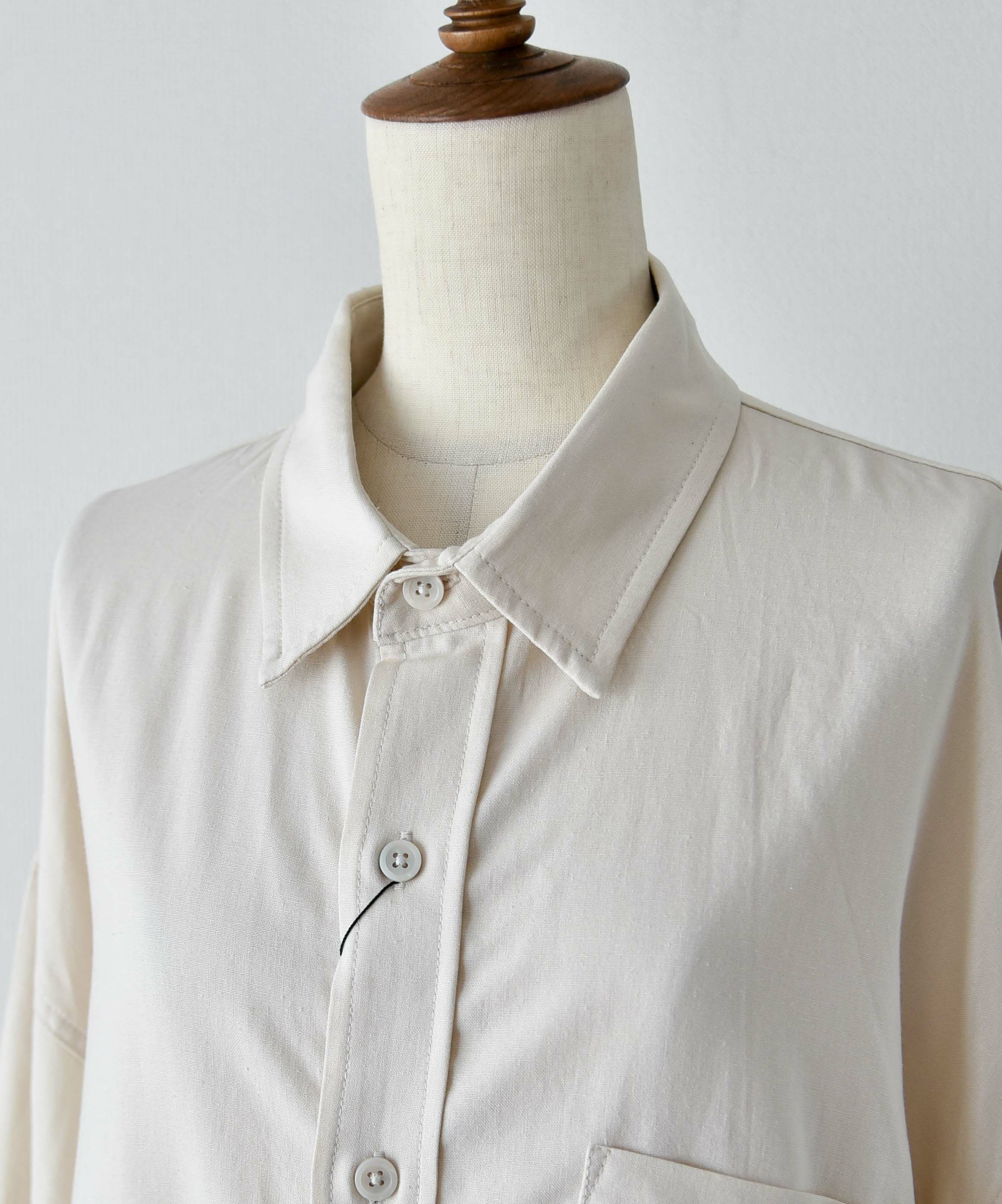 day standard｜麻レーヨン　長袖シャツ [[241911]][D]