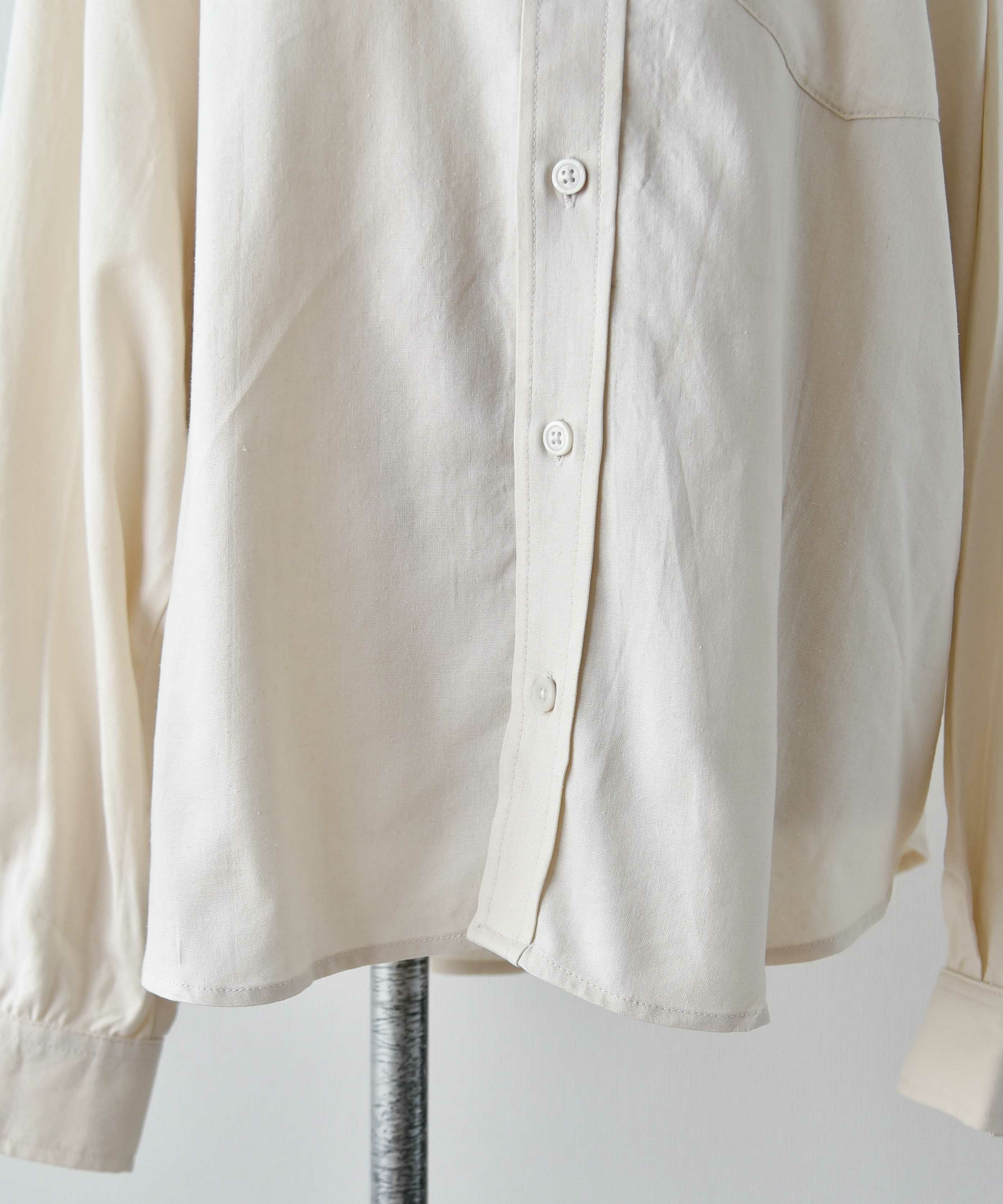 day standard｜麻レーヨン　長袖シャツ [[241911]][D]