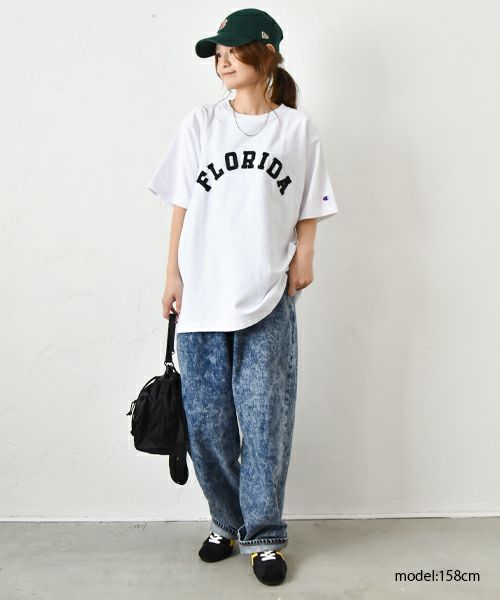 Champion｜リバースウエーブ ショートスリーブロゴTシャツ [[C3-B306]][C]