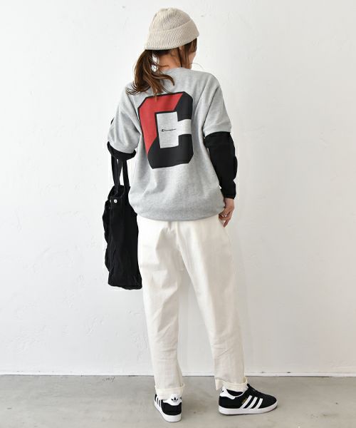 Champion｜ショートスリーブスウェットロゴTシャツ [[C3-B016]][C]