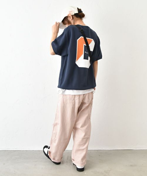 Champion｜ショートスリーブスウェットロゴTシャツ [[C3-B016]][C]