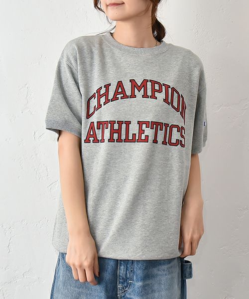 Champion｜ショートスリーブスウェットロゴTシャツ [[C3-B016]][C]