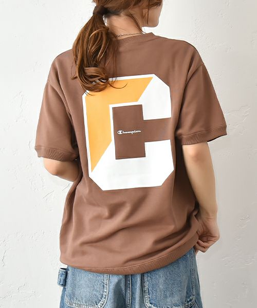 Champion｜ショートスリーブスウェットロゴTシャツ [[C3-B016]][C]