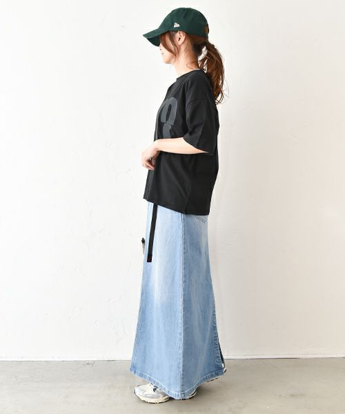 GRAMICCI｜ストレッチデニムAラインスカート [[GLSK5-SJP07]][C]