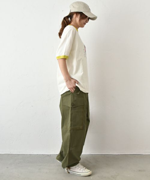 DENIM&DUNGAREE｜ビンテージ天竺MICKEYラクガキTEE [[22521454]][C]