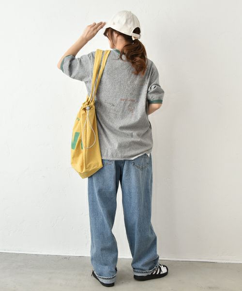 DENIM&DUNGAREE｜ビンテージ天竺MICKEYラクガキTEE [[22521454]][C]