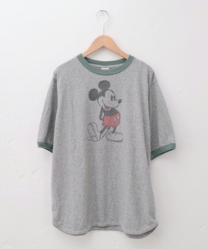 DENIM&DUNGAREE｜ビンテージ天竺MICKEYラクガキTEE [[22521454]][C]
