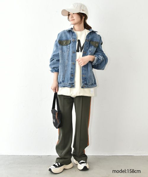 Johnbull｜ARMY ロゴスウェットシャツ [[TK251C05]][C]