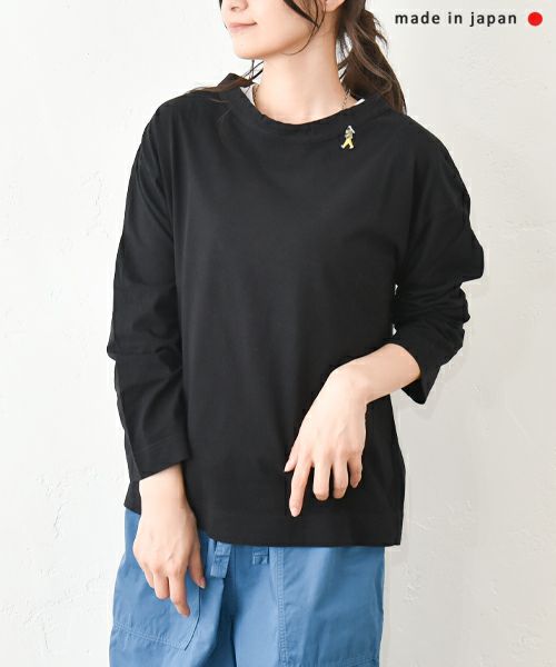 her.｜オーガニックエーゲ海 パン刺繍Tee [[8251C-926]][C]