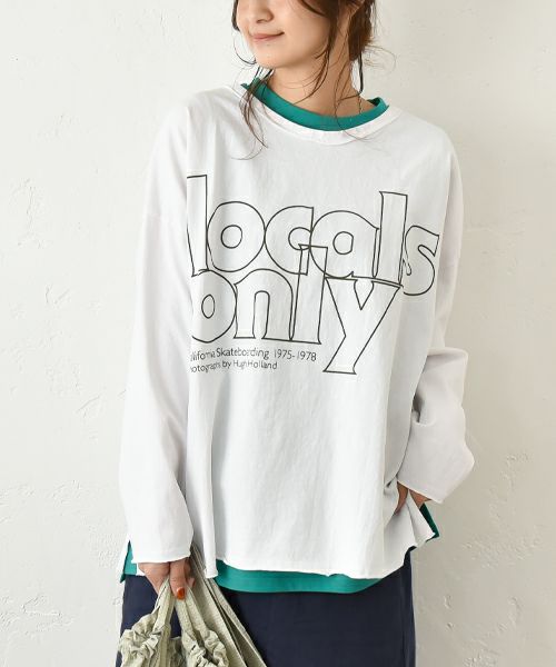 IN THE MARKET｜ロゴカットソー [[C-2373]][C]