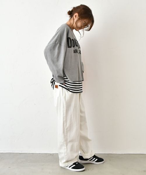 IN THE MARKET｜ロゴカットソー [[C-2374]][C]