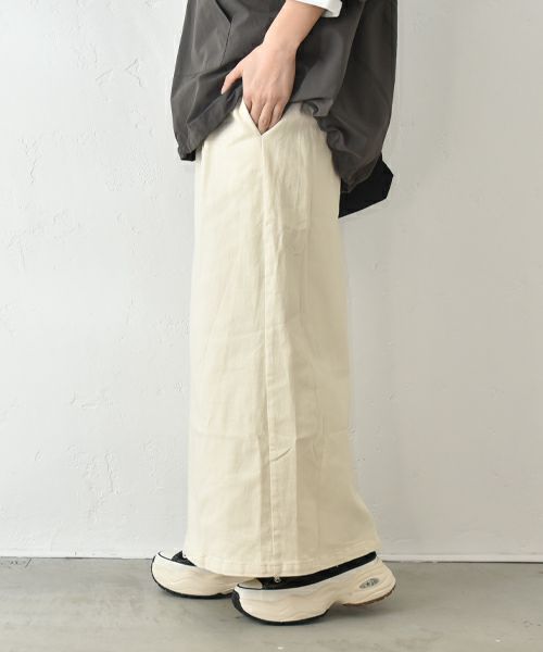 IN THE MARKET｜ウエストリブチノ素材スカート [[C-2351]][C]