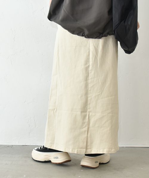 IN THE MARKET｜ウエストリブチノ素材スカート [[C-2351]][C]