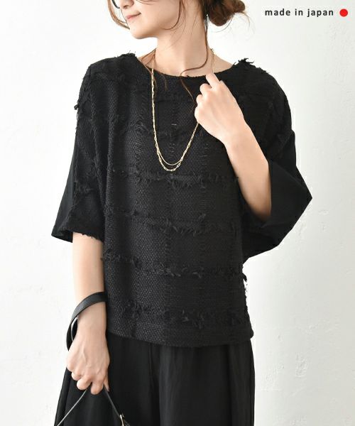 malla｜フリンジチェックプルオーバー [[mo51UT311]][C]