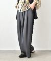 TRANOI.｜サイドプリーツワイドパンツ [[223R504]][C]