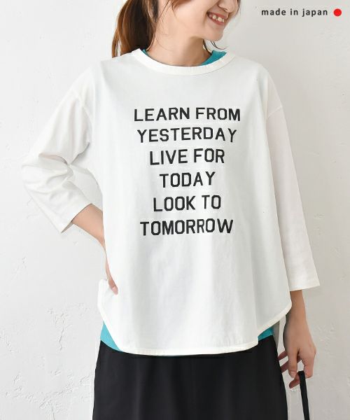 her.｜裾ラウンドヘムTee [[Round Hem Tee/2025]][C]