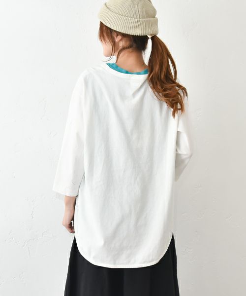 her.｜裾ラウンドヘムTee [[Round Hem Tee/2025]][C]